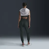 Nike Zenvy женская Dri-FIT С высокой Талией Joggers цвет зеленый