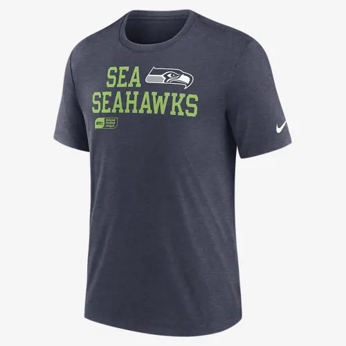 Seattle Seahawks Overlap Lockup чоловічі Nike NFL футболка блакитний