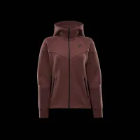 Nike Sportswear Tech Fleece Windrunner женская Full-Zip Толстовка с капюшоном цвет коричневый