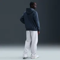Nike Club мужские Pull-Over Fleece Толстовка с капюшоном синий