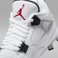 Nike Jordan 4 Retro MCS бейсбольні бутси колір білий