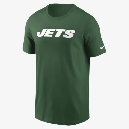 New York Jets Primetime Wordmark Essential мужские Nike NFL футболка цвет зеленый