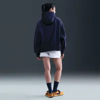 Nike Sportswear Phoenix Fleece женская Over-оверсайз Pullover Толстовка с капюшоном синий