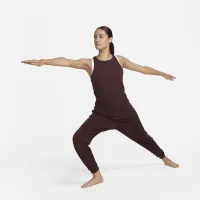 Nike Yoga Luxe SE жіноча Ribbed Tank колір червоний