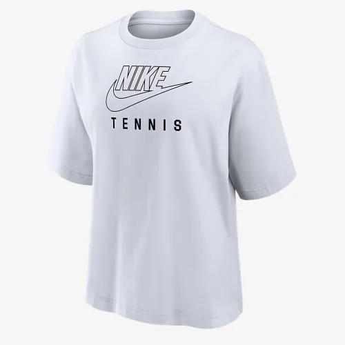 Nike Swoosh жіноча Tennis Boxy футболка колір білий