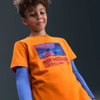 Nike Sportswear Big детские футболка Orange