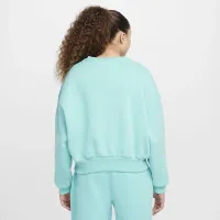 Nike Sportswear Club Fleece Girls' Boxy Crew-Neck світшот колір зелений