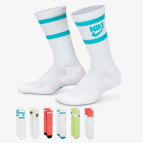 Nike Everyday детские Cushioned Crew носки (6 пары) многоцветный