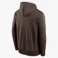 San Diego PaКостюм 2024 Postseason Authentic Collection Men’s Nike Therma MLB Pullover Толстовка с капюшоном цвет коричневый