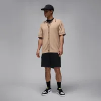 Nike Jordan Sport чоловічі Short-Sleeve для гольфу Sweater Top колір коричневий