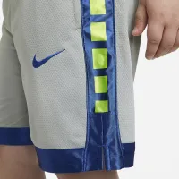 Nike Dri-FIT Elite Big детские (для мальчиков) баскетбольные шорты (Extended Size) цвет серый