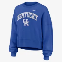 Kentucky Phoenix Arch женская Nike College Pullover Crew синий