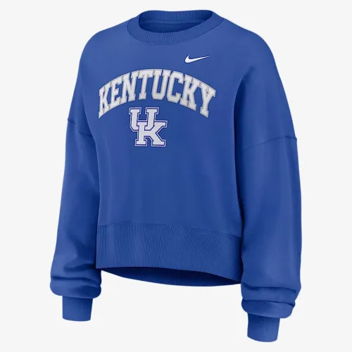 Kentucky Phoenix Arch женская Nike College Pullover Crew синий