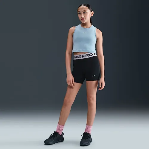 Nike Pro Girls' шорти колір чорний