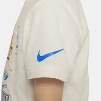 Nike Little дитячі Palm Tree Hoop JDI футболка колір білий