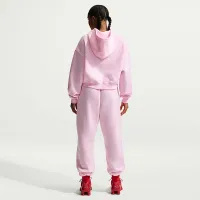 Nike Sportswear Phoenix Fleece женская С высокой Талией оверсайз Sweatpants Pink