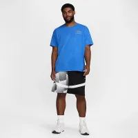Nike мужские Max90 баскетбольные футболка синий