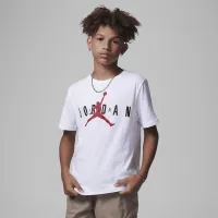 Nike Jordan Big детские футболка цвет белый