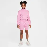 Nike Sportswear Club Big детские (Girls') Fleece 1/2-Zip Top Pink