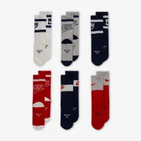 Nike Dri-FIT Baby (12-24M) Retro Crew шкарпетки (6 пар) колір білий