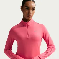 Nike Swift женская Dri-FIT UV 1/4-Zip Running Top Pink