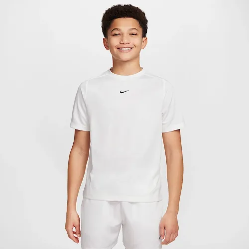 Nike Multi Big детские Dri-FIT Short-Sleeve Top цвет белый