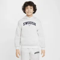 Nike Sportswear Club Fleece Big дитячі Толстовка з капюшоном колір коричневий