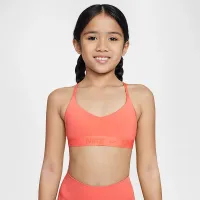 Nike Indy Girls' Sports Bra Orange