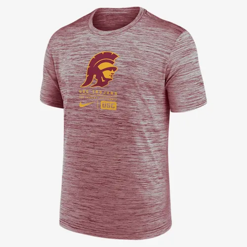 USC Trojans Campus Center Block Velocity чоловічі Nike Dri-FIT College футболка колір червоний