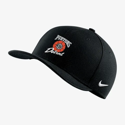 Detroit Pistons City Edition Nike NBA Swoosh Flex Cap колір чорний