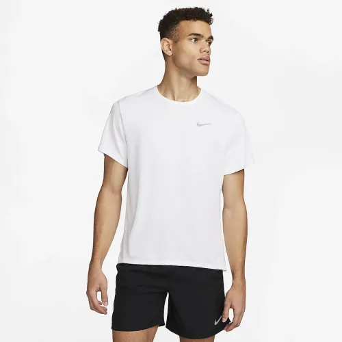 Nike Miler чоловічі Dri-FIT UV Short-Sleeve Running Top колір білий