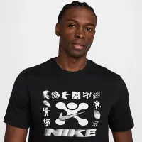 Nike мужские Fitness футболка цвет черный
