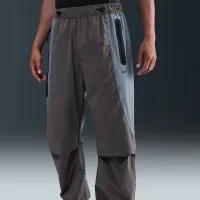 Nike Tech чоловічі Dri-FIT Woven Color-Block Loose-Fit Pants колір сірий