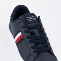 Кроссовки Tommy Hilfiger Corporate Leather Cup Stripes FM0FM04732-DW5 - Cиний