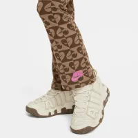 Nike Sweet Swoosh Little детские 2-Piece лосины набор цвет коричневый