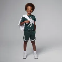 Nike Jordan Dri-FIT Sport Little детские Diamond шорты цвет зеленый