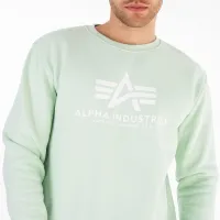 Кофта/футболка Alpha Industries Basic 17830243 - зеленая