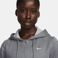 Nike Therma-FIT One женская Full-Zip Толстовка с капюшоном цвет серый