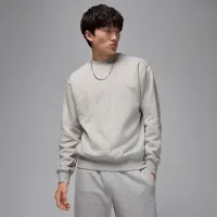 Nike Jordan Brooklyn Fleece чоловічі Crew-Neck світшот колір сірий