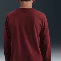 Nike Sportswear Big дитячі Long-Sleeve футболка колір червоний