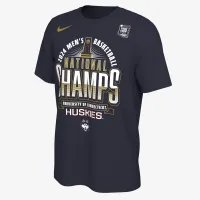 UConn 2024 Men's National Champ Men's Nike College Basketball T-Shirt