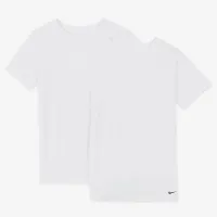 Nike Big детские Crew Undershirts (2 пары) цвет белый