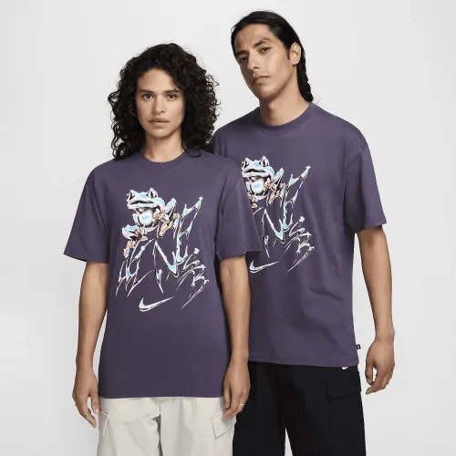 Nike SB M90 Skate футболка колір фіолетовий