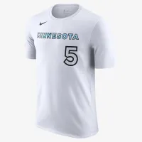 Anthony Edwards Minnesota Timberwolves Essential City Edition мужские Nike NBA футболка цвет белый