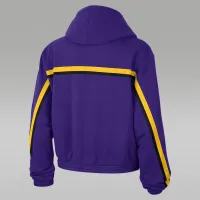 Nike Los Angeles Lakers Courtside Statement Edition жіноча Jordan NBA Fleece Pullover Толстовка з капюшоном колір фіолетовий