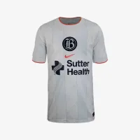 Bay FC 2025 Stadium Home Big детские Nike Dri-FIT NWSL Replica Jersey цвет белый