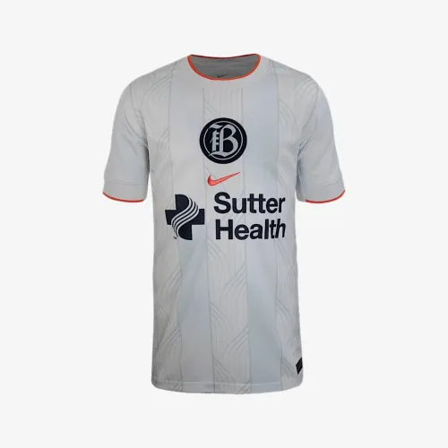 Bay FC 2025 Stadium Home Big детские Nike Dri-FIT NWSL Replica Jersey цвет белый