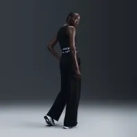 Nike Pro жіноча Dri-FIT Cropped Tank Top колір чорний