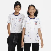 USWNT (4-Star) 2023 Stadium Home Big дитячі Nike Dri-FIT Soccer Jersey колір білий