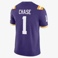 LSU Tigers чоловічі Nike Dri-FIT College Game Jersey колір фіолетовий